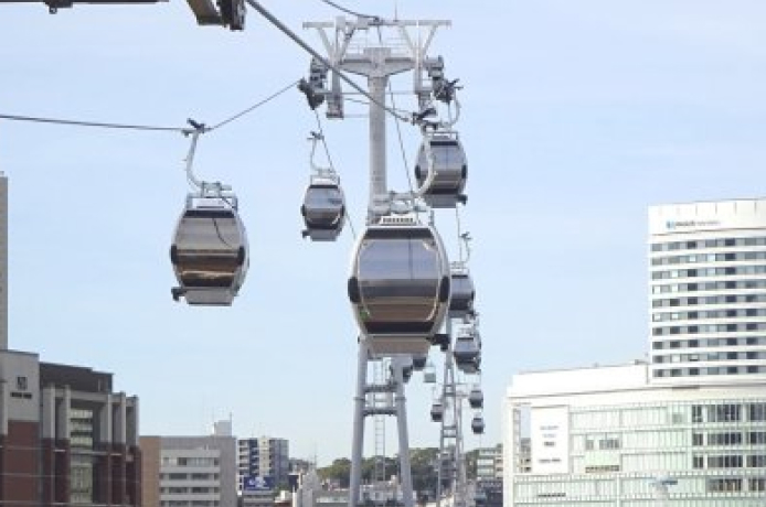 日本初の常設都市型ロープウェイ「YOKOHAMA AIR CABIN」を神奈川県横浜市に建設。