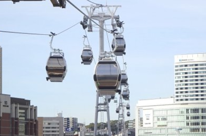 日本初の常設都市型ロープウェイ「YOKOHAMA AIR CABIN」を神奈川県横浜市に建設。