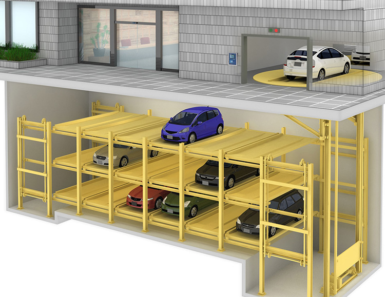 “BR Park” underground box rotation systems