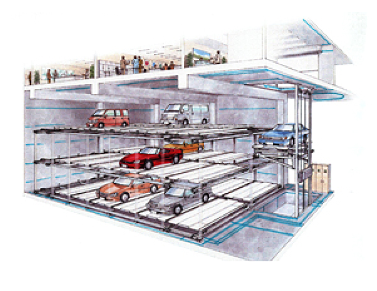 “HC Park” underground horizontal circulation systems