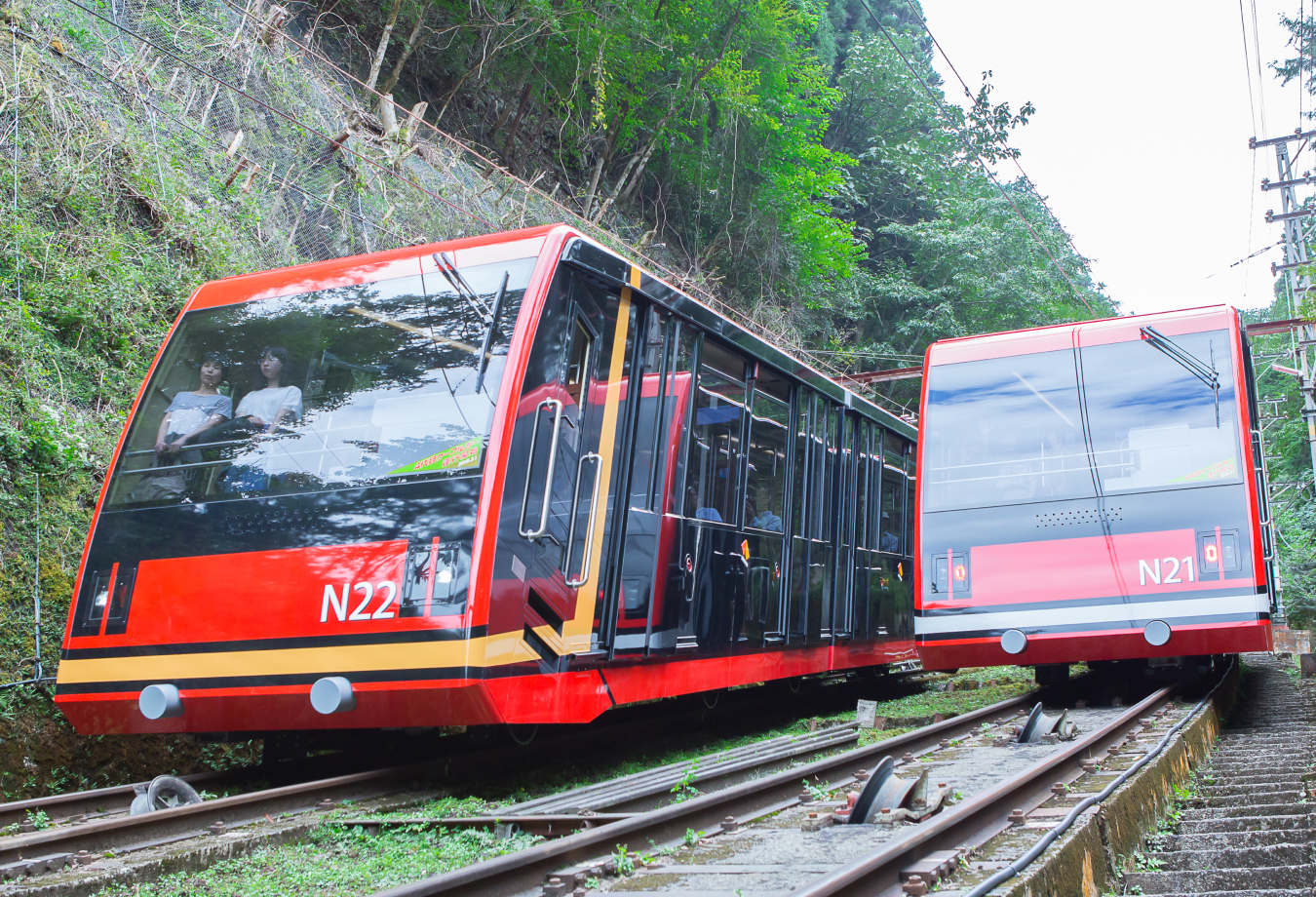 Funicular technology, which is useful on slopes and in cities